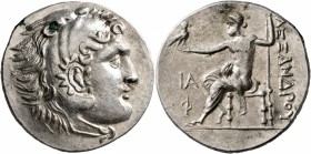 KINGS OF MACEDON. Alexander III ‘the Great’, 336-323 BC. Tetradrachm (Subaeratus, 31 mm, 15.96 g, 12 h), irregular mint, imitating Phaselis, CY 11 = 2...
