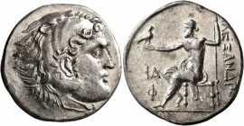 KINGS OF MACEDON. Alexander III ‘the Great’, 336-323 BC. Tetradrachm (Subaeratus, 31 mm, 16.06 g, 11 h), irregular mint, imitating Phaselis, CY 11 = 2...