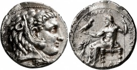 KINGS OF MACEDON. Alexander III ‘the Great’, 336-323 BC. Tetradrachm (Silver, 27 mm, 16.87 g, 1 h), Tarsos, struck by Philotas or Philoxenos under Phi...
