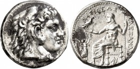 KINGS OF MACEDON. Alexander III ‘the Great’, 336-323 BC. Tetradrachm (Silver, 27 mm, 16.94 g, 1 h), Tarsos, struck by Philotas or Philoxenos under Phi...