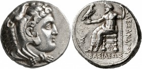 KINGS OF MACEDON. Alexander III ‘the Great’, 336-323 BC. Tetradrachm (Silver, 24 mm, 17.06 g, 12 h), Arados, struck by Menes or Laomedon under Alexand...