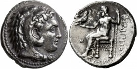 KINGS OF MACEDON. Alexander III ‘the Great’, 336-323 BC. Tetradrachm (Silver, 26 mm, 16.92 g, 8 h), Babylon, struck by Archon, Dokimos, or Seleukos I,...