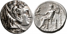 KINGS OF MACEDON. Alexander III ‘the Great’, 336-323 BC. Tetradrachm (Silver, 25 mm, 17.13 g, 7 h), Babylon, struck under Seleukos I, circa 311-300 BC...