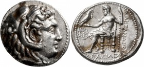 KINGS OF MACEDON. Alexander III ‘the Great’, 336-323 BC. Tetradrachm (Silver, 26 mm, 17.14 g, 5 h), Babylon, struck under Seleukos I, circa 311-300 BC...