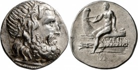 KINGS OF MACEDON. Antigonos III Doson, 229-221 BC. Tetradrachm (Subaeratus, 30 mm, 14.57 g, 1 h), irregular mint, imitating Amphipolis, after circa 22...