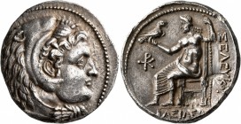 SELEUKID KINGS OF SYRIA. Seleukos I Nikator, 312-281 BC. Tetradrachm (Silver, 27 mm, 16.85 g, 12 h), Susa, struck under Antiochos I, 281-261. Head of ...