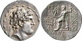 SELEUKID KINGS OF SYRIA. Alexander I Balas, 152-145 BC. Tetradrachm (Silver, 31 mm, 16.05 g, 1 h), Antiochia on the Orontes, SE 162 = 149/8 BC. Diadem...