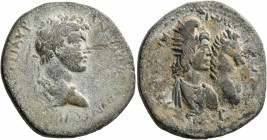 PONTUS. Trapezus. Caracalla , 198-217. Tetrassarion (Bronze, 28 mm, 16.62 g, 1 h), CY 139 = 202/3. [AYT K] M AYP ANT[ωNЄINOC CЄB] Laureate and draped ...