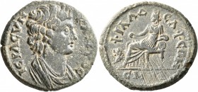 LYDIA. Philadelphia. Pseudo-autonomous issue . Diassarion (Bronze, 27 mm, 10.34 g, 6 h), circa 2nd century AD. IЄPA CYNKΛHTOC Draped bust of the Roman...