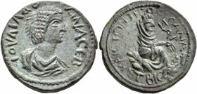CILICIA. Anazarbus. Julia Domna , Augusta, 193-217. Diassarion (?) (Orichalcum, 27 mm, 13.59 g, 12 h), CY 212 = 193/4. IOYΛIA ΔOMNA CЄB Draped bust of...