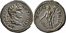 GALATIA. Pessinus. Caracalla , 198-217. Diassarion (Orichalcum, 24 mm, 7.93 g, 7 h). AYT K N (sic!) AYP ANTΩN AYΓ Laureate head of Caracalla to right....