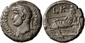 EGYPT. Alexandria. Hadrian , 117-138. Tetradrachm (Billon, 24 mm, 12.72 g, 12 h), RY 20 = 135/6. AYT KAIC TPA AΔPIANOC CЄB Laureate head of Hadrian to...