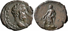Clodius Albinus, as Caesar, 193-195. As (Copper, 26 mm, 7.65 g, 7 h), Rome, 194-195. D CLOD SEPT [ALBIN CAES] Bare head of Clodius Albinus to right. R...