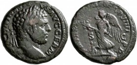 Caracalla, 198-217. As (Copper, 25 mm, 11.22 g, 6 h), Rome, 214. [ANTO]NINVS PIVS AVG GERM Laureate head of Caracalla to right. Rev. P M TR P [XVII IM...