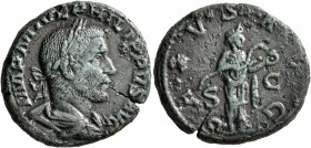 Philip I, 244-249. As (Copper, 24 mm, 9.39 g, 1 h), Rome. IMP M IVL PHILIPPVS AVG Laureate, draped and cuirassed bust of Philip I to right, seen from ...