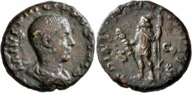 Philip II, as Caesar, 244-247. As (Copper, 24 mm, 9.23 g, 12 h), Rome, 244-246. M IVL PHILIPPVS CAES Bare-headed and draped bust of Philip II to right...