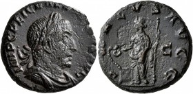 Valerian I, 253-260. As (Copper, 21 mm, 8.62 g, 1 h), Rome, 253-254. IMP C P LIC VALERIANVS AVG Laureate, draped and cuirassed bust of Valerian I to r...