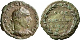Valerian I, 253-260. As (Copper, 25 mm, 6.28 g, 7 h), Rome, 253-254. IMP C P LIC VALERIANVS AVG Laureate, draped and cuirassed bust of Valerian I to r...
