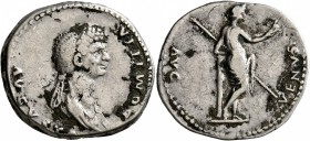 Domitia, Augusta, 82-96. Cistophorus (Silver, 27 mm, 10.97 g, 6 h), Rome, for circulation in Asia Minor, circa 82. DOMITIA AVGVSTA Draped bust of Domi...