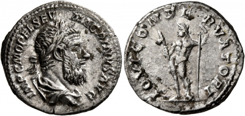 Macrinus, 217-218. Denarius (Silver, 19 mm, 3.20 g, 12 h), Rome, summer 217-earl...