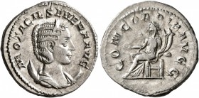 Otacilia Severa, Augusta, 244-249. Antoninianus (Silver, 22 mm, 4.70 g, 6 h), Rome, 246-248. M OTACIL SEVERA AVG Diademed and draped bust of Otacilia ...