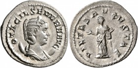 Otacilia Severa, Augusta, 244-249. Antoninianus (Silver, 24 mm, 3.96 g, 12 h), Rome, 248-249. OTACIL SEVERA AVG Diademed and draped bust of Otacilia S...