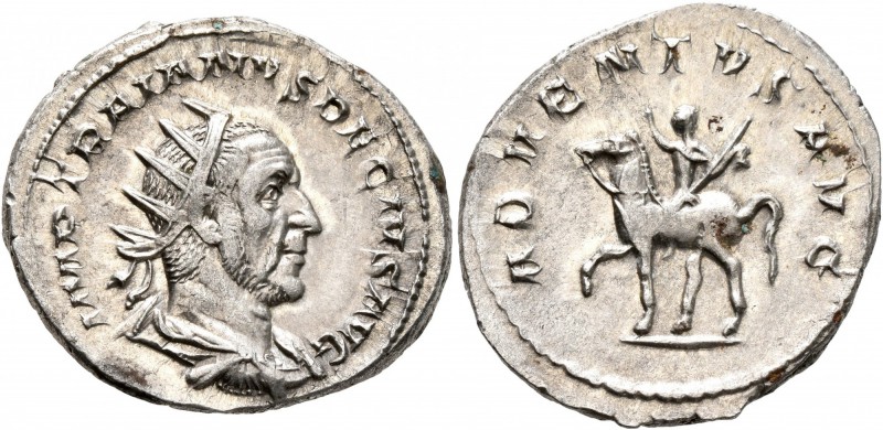 Trajan Decius, 249-251. Antoninianus (Silver, 22 mm, 4.01 g, 7 h), Rome, 249. IM...