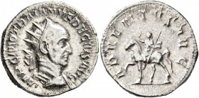 Trajan Decius, 249-251. Antoninianus (Silver, 22 mm, 4.17 g, 12 h), Rome. IMP C M Q TRAIANVS DECIVS AVG Radiate, draped and cuirassed bust of Trajan D...