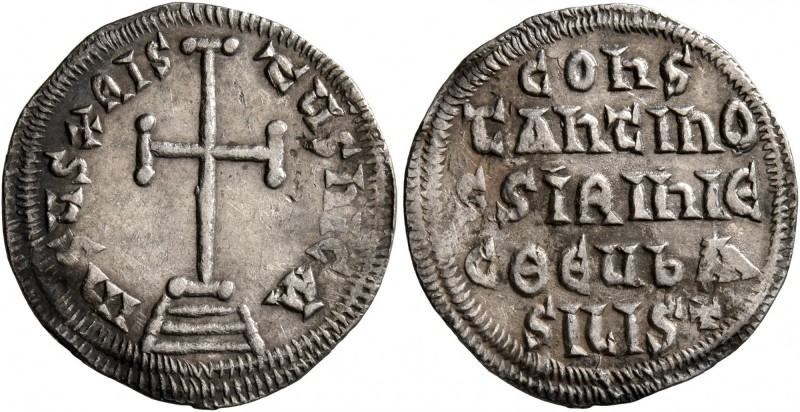 Constantine VI &amp; Irene, 780-797. Miliaresion (Silver, 21 mm, 2.21 g, 12 h), ...