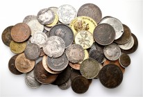 A lot containing 25 silver and 40 bronze coins. Includes: British. About very fine to good very fine. LOT SOLD AS IS, NO RETURNS. 65 coins in lot.