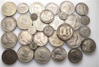 A lot containing 31 silver coins. All: Deutsches Reich. About very fine to good very fine. LOT SOLD AS IS, NO RETURNS. 31 coins in lot.