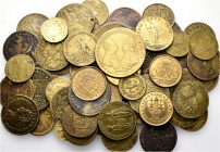 A lot containing 69 tokens. Includes: Europe. About very fine to good very fine. LOT SOLD AS IS, NO RETURNS. 69 tokens in lot.