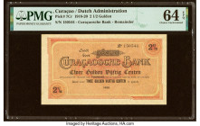 Curacao Curacaosche Bank 2 1/2 Gulden 1920 Pick 7Cr Remainder PMG Choice Uncirculated 64 EPQ. HID09801242017 © 2022 Heritage Auctions | All Rights Res...
