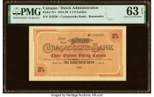 Curacao Curacaosche Bank 2 1/2 Gulden 1920 Pick 7Cr Remainder PMG Choice Uncirculated 63 EPQ. HID09801242017 © 2022 Heritage Auctions | All Rights Res...