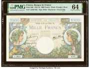 France Banque de France 1000 Francs 29.6.1944 Pick 96b PMG Choice Uncirculated 64. HID09801242017 © 2022 Heritage Auctions | All Rights Reserved