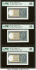 Slovakia Slovak National Bank 100 Korun 1940 Pick 10a Three Consecutive Examples PMG Gem Uncirculated 65 EPQ (3). HID09801242017 © 2022 Heritage Aucti...