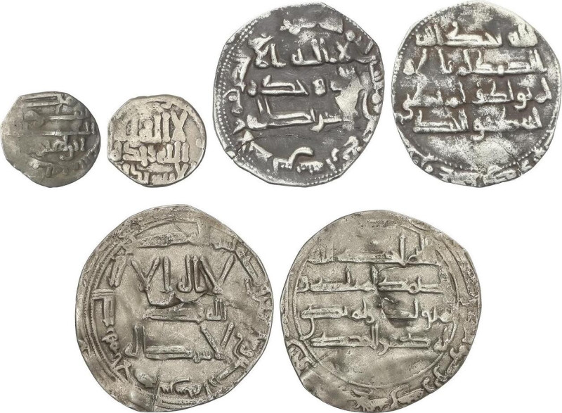 Lote 3 monedas Fracción de Dirham y Dirham (2). AR. Incluye 2 monedas Dirham His...
