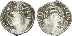 Divuité. 1624. VALENCIA. 1,8 grs. Acuñación floja en parte normal en este tipo de acuñaciones. AC-813. MBC.