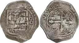 8 Reales. MÉXICO. 26,92 grs. Fecha y ensayador no visibles. AC-Tipo 319. MBC.