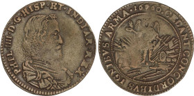 Jetón. 1660. AMBERES. 6,05 grs. AE. Paz franco-española. Acuñación floja. Dugn-4160. MBC-.