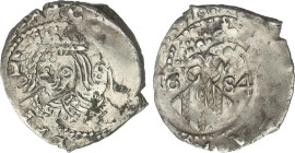 Divuité. 1684. VALENCIA. 1,94 grs. Algo repintada. AC-329. MBC.