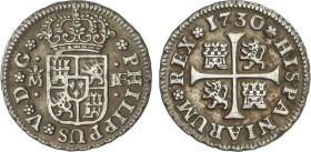1/2 Real. 1730. MADRID. J.F. 1,45 grs. AC-180. MBC+.