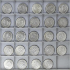 Lote 24 monedas 100 Pesetas. 1966 (*19-66 (12), 67 (7) y 68 (5)). A EXAMINAR. MBC+ a EBC.