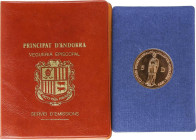 5 Diners. 1986. 16,35 grs. AE. II Congrés Internacional de la Llengua Catalana. En carterita original. KM-29. SC.