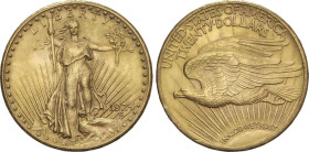 20 Dollars. 1924. 33,42 grs. AU. Saint Gaudens. Brillo original. Fr-185; KM-131. EBC+.