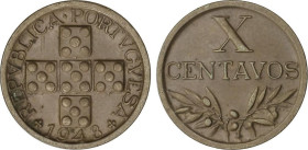 10 Centavos. 1948. 1,98 grs. Br. KM-583. EBC.