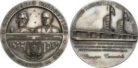 Medalla Centenario Farroupilha Rio Grande do Sul. 1935. BRASIL. Anv.: Bustos del General Bento Gonçalves y General Flôres da Cunha. Leyenda: 1º. CENTE...