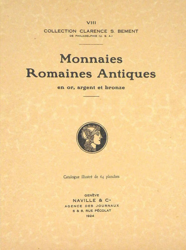 [Ars Classica VIII] Naville et Cie. VIII. CATALOGUE DE MONNAIES ROMAINES ANTIQUE...