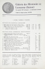 Complete Galerie des Monnaies Suisse Lists