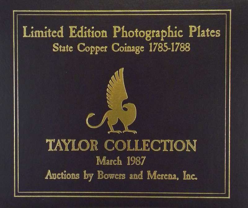 Bowers & Merena Galleries. LIMITED EDITION PHOTOGRAPHIC PLATES. STATE COPPER COI...